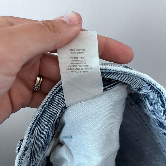 ARITZIA Wilfred Free Vintage 90’s Wash Denim Straight Jeans Women’s Size 2 - Picture 7 of 7